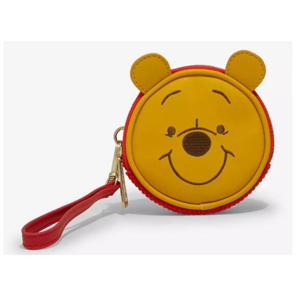 Loungefly Handbags - Loungefly Disney Winnie the Pooh Figural Pooh Bear Corduroy Coin Purse NWT
